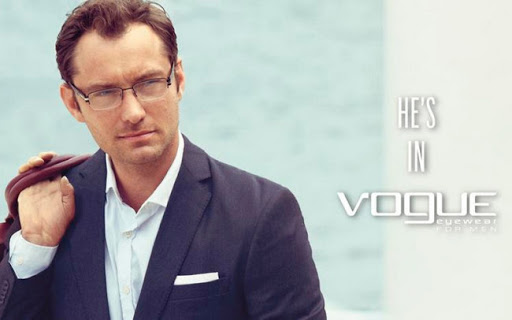 Jude Law in Vogue eyewear