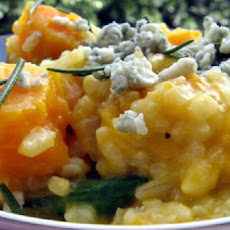 Butternut Squash With Baby Spinach