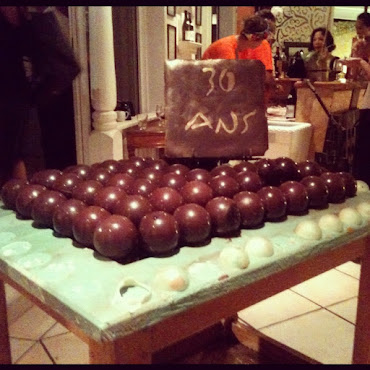 Gateau d'anniversaire des 30 ans.