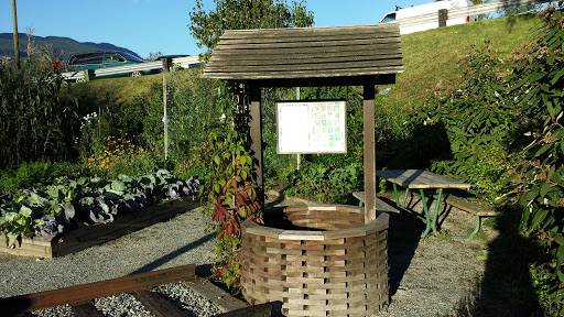 Museum Well and Community Garden Sign