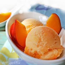 Vegan Peach Ice Cream