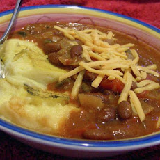 Mexican-Style Chili With Polenta Squares