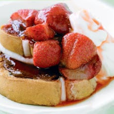 Hot Cross Buns and Roasted Strawberries
