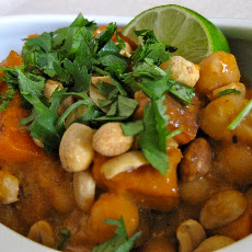 Ancient African Spice - Berbere spiced Chickpea, Yam, Mango Stew