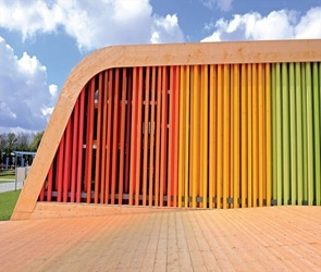 Colores fachada Pabellón Español Floriade 2012 colores fachada Pabellón Español Floriade 2012
