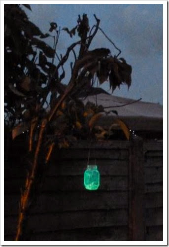 Glowstick lantern...
