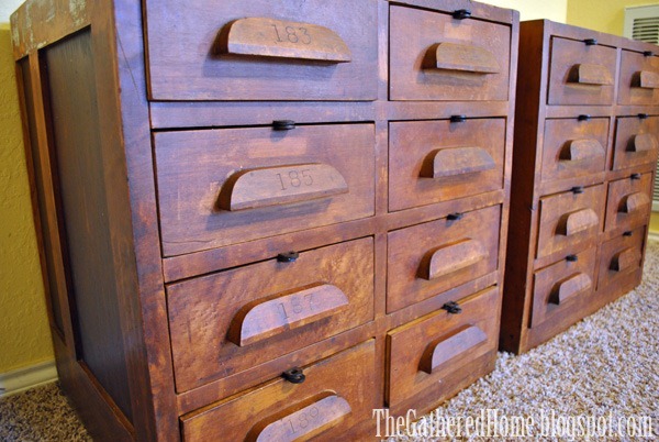 Found: Vintage Hardware Store Cabinets - The Gathered Home antique hardware store cabinets - Found: Vintage Hardware Store Cabinets - The Gathered Home
