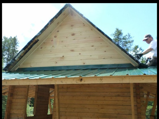 Aiki Homestead: Finishing the Steel Roof on the Sauna