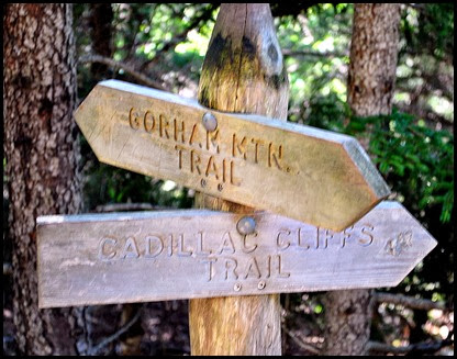 01e - Gorham Mtn Hike - Sign