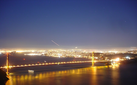 Imagini San Francisco: Golden Gate noaptea
