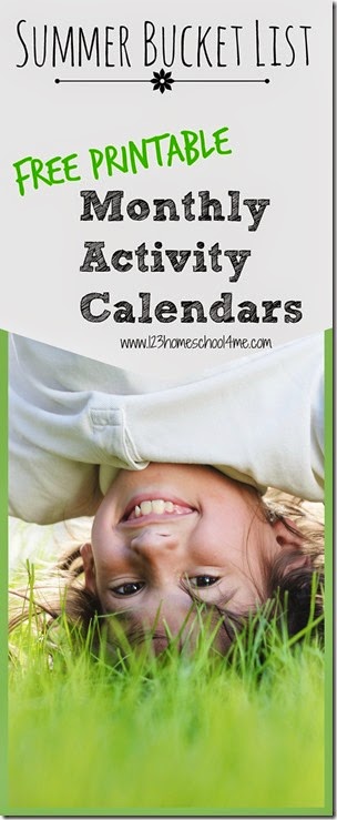 July Activity Calendar makes a great summer bucket list - LOVE these convenient, free printable monthly activity calendars! Lots of fun ideas without all the work of planning every day. July Activity Calendar makes a great summer bucket list - LOVE these convenient, free printable monthly activity calendars! Lots of fun ideas without all the work of planning every day.