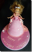 Barbie Doll birthday Cake