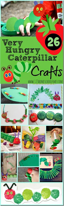 26 The Very Hungry Caterpillar Crafts and Kids Activiites - so many cute eric carle caterpillar crafts for spring - so many unique and clever activities 26 The Very Hungry Caterpillar Crafts and Kids Activiites - so many cute eric carle caterpillar crafts for spring - so many unique and clever activities