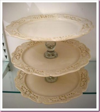 recycled cake stand