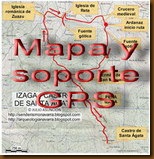 Mapa y soporte GPS - Menhir de Sakarteburu - Mezkiritz