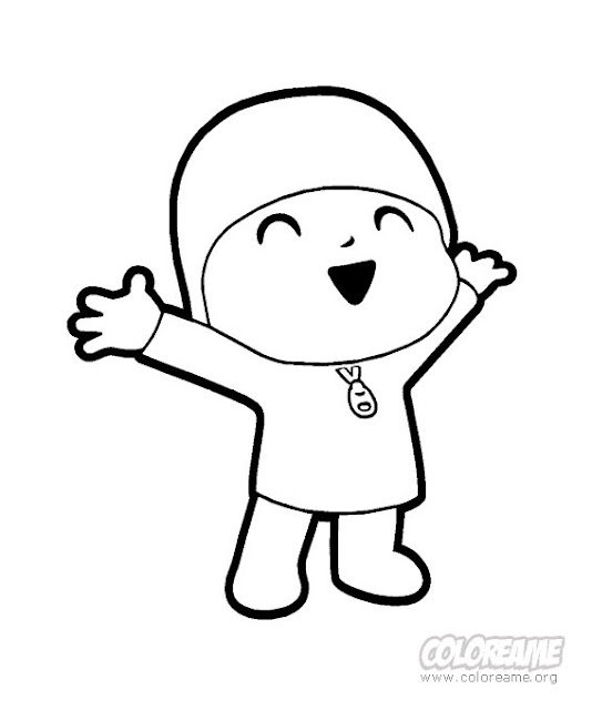 POCOYO DIBUJOS PARA COLOREAR
