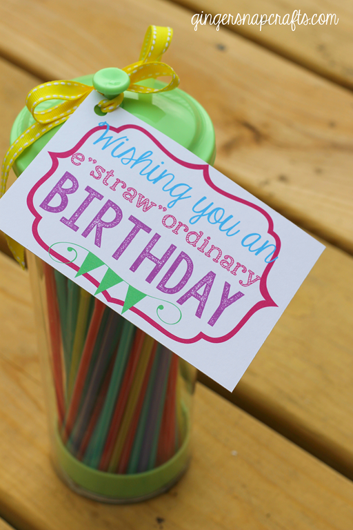 Estrawordinary Birthday Wishes Printable from GingerSnapCrafts.com