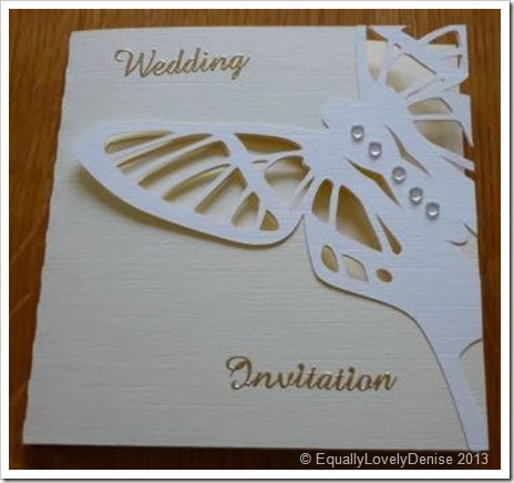 Butterfly wedding Invitation 4