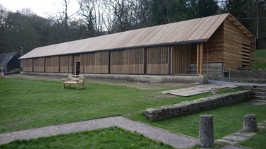 Inside is probably one of the largest Roman mosaics ever unearthed