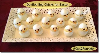 Deviled Egg Chicks For Easter