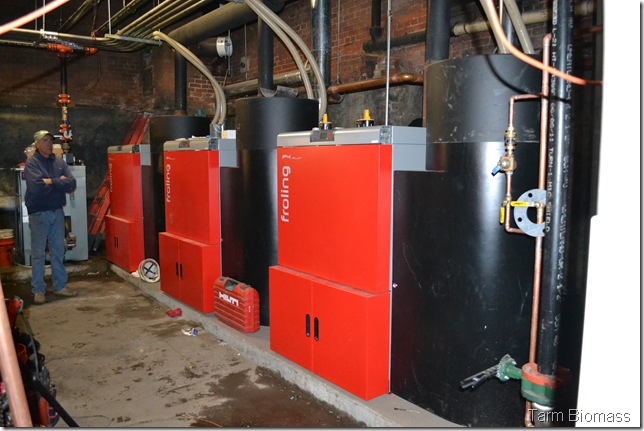 3 Froling P4 Fully Automatic Pellet Boilers