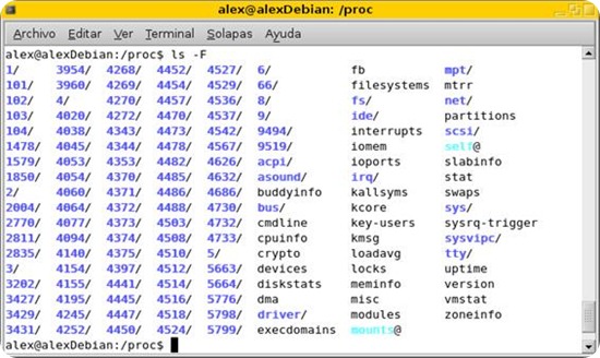 proc debian