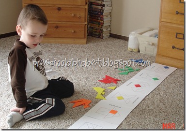 (37) matt loves playing with tangrams