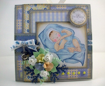 Baby & Blanket Card