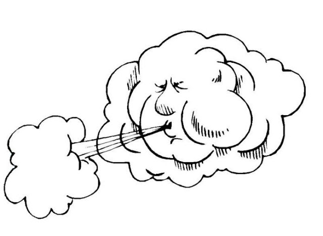 DIBUJOS PARA COLOREAR EL VIENTO