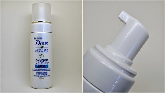 dove oxygen moisture leave in foam
