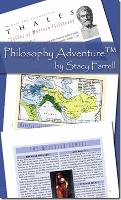 Giveaway of Philosophy Adventure by Stacy Farrell, a brand new curriculum for middle school to high school...see samples here and enter to win it!  (ends 6/9)
