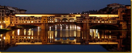 Firenze - pontevecchio di Sera