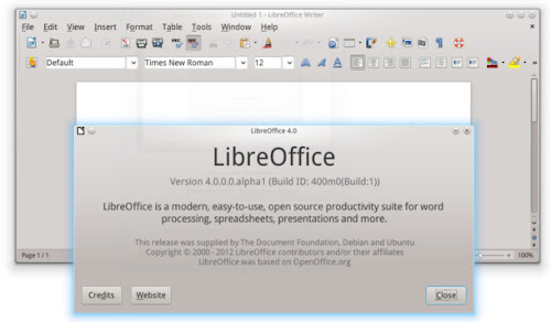 LibreOffice 4.0 Alpha1 su Ubuntu