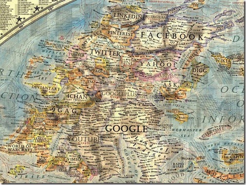 Mapa Mundi del internet 2