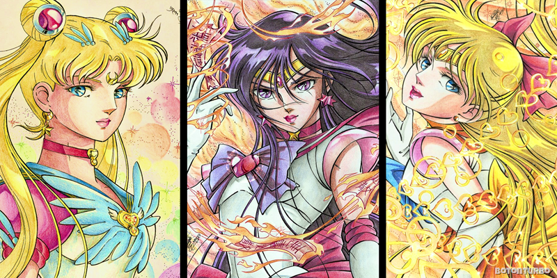 Sailor Moon al estilo Saint Seiya Araki