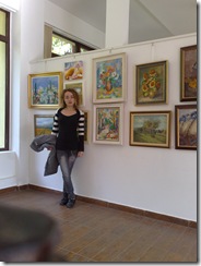 Corina Chirila la salonul de toamna din herastrau organizat de Asociatia Artistilor plastici din Bucuresti
