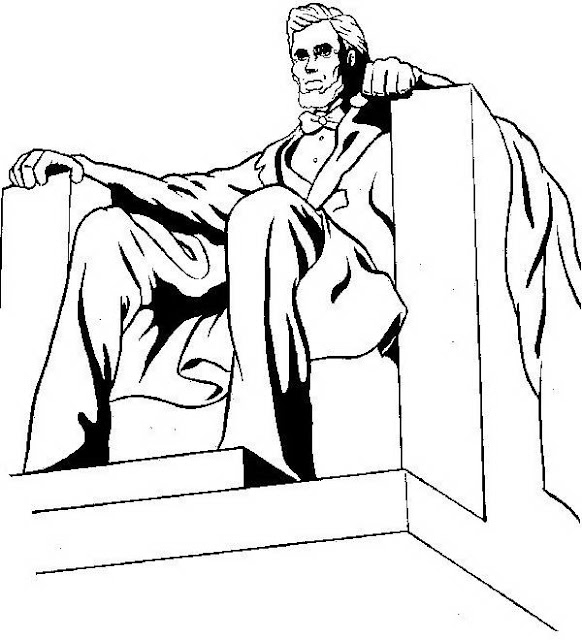 Download LINCOLN MEMORIAL COLORING PAGE