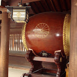 giant drum at meiji shrine in Yoyogi, Japan 
