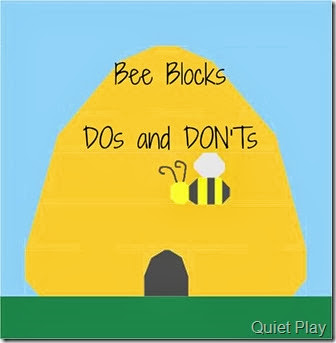 Bee Blocks DOs and DON'Ts