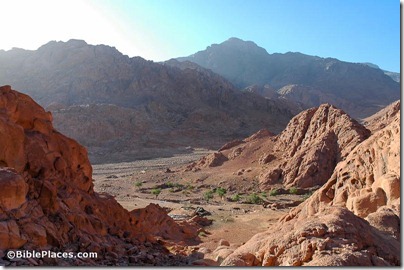 Wadi Shagg and Jebel Catherine from northwest, tb062005823