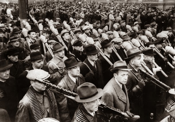 Volkssturm parade in Berlin, November 1944