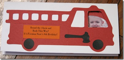 The Young'ns: Fire Themed Invitation 1