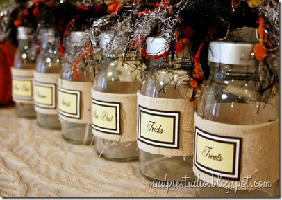 Halloween Apothecary Bottles by mudpiereviews.blogspot.com