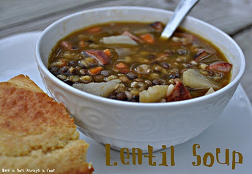 Lentil and Sausage Soup