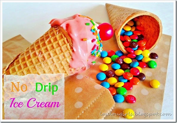 No Drip Ice Cream Cones