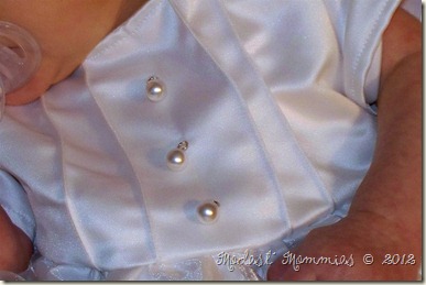 Edwards Baptism Gown by Mommy - front buttons