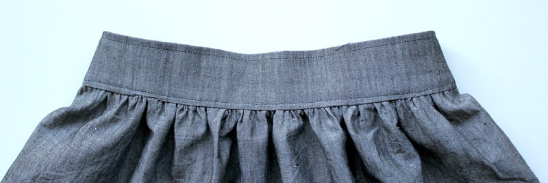 Paris skirt waist band detail