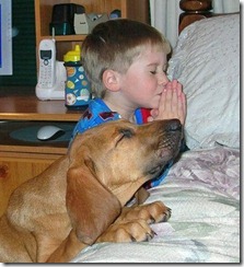 boy_dog_pray
