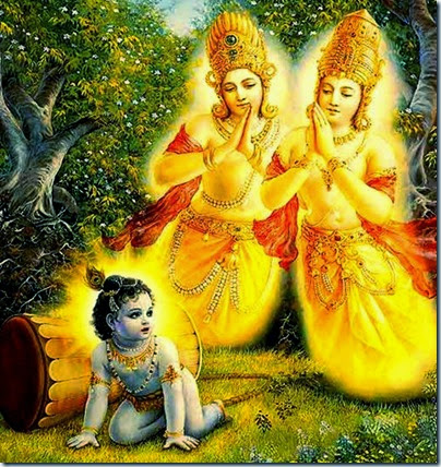 [Krishna with arjuna trees]
