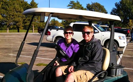 Golf with Korey and Cathryn Oct. 11, 2014